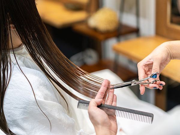 カットとパーマのイメージ